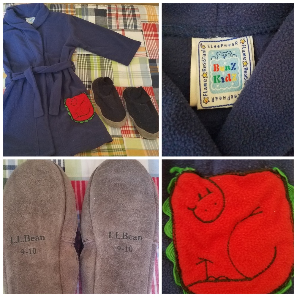 Robe & slippers size